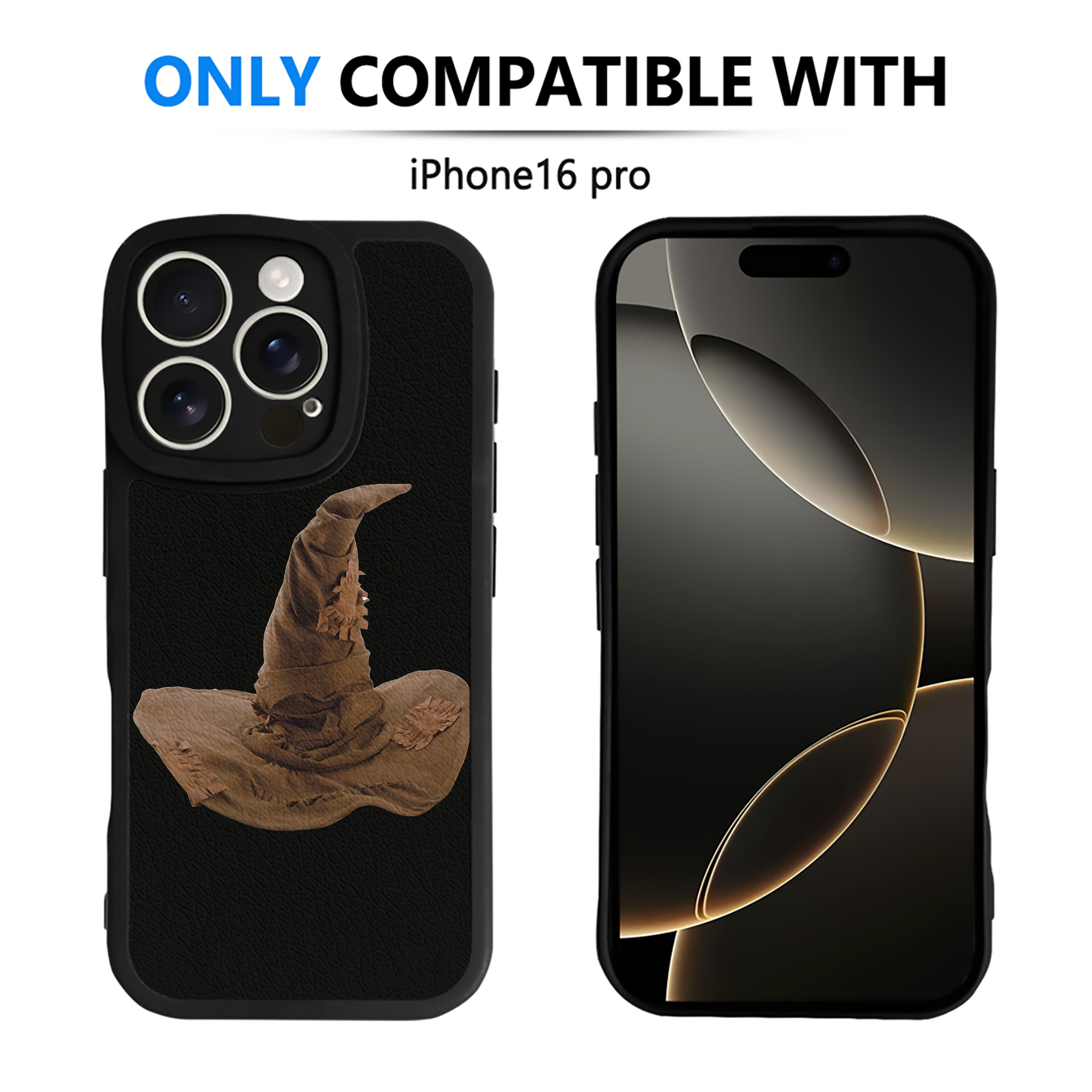 （画像用） Harry Potter ハリー・ポッターシリーズ 【iPhone 16シリーズ対応】シリコンスマホケース（レザー調） 材質：シリコン